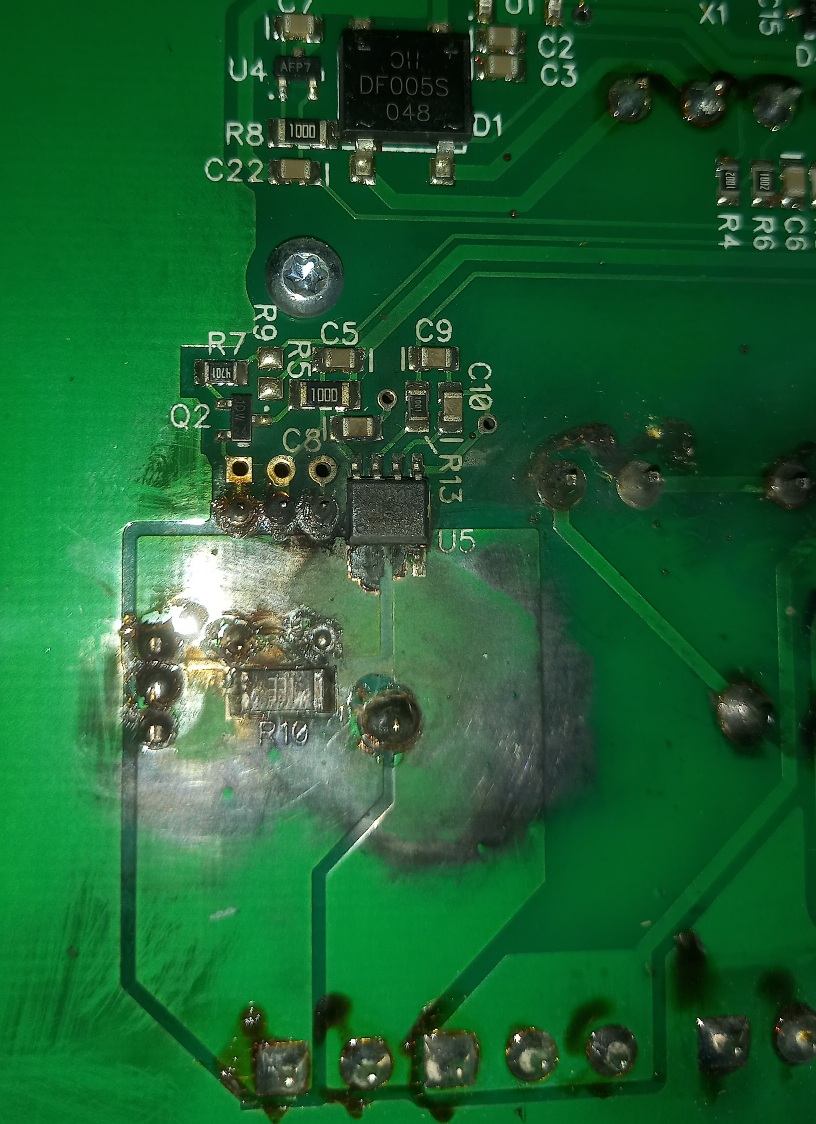 Wide angle shot for context as the pcb is not identical
